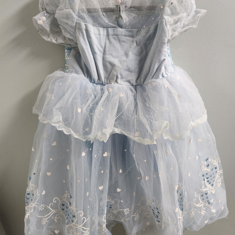Sparkling Blue Cinderella Princess Dress for Kids - Picture 4 of 8